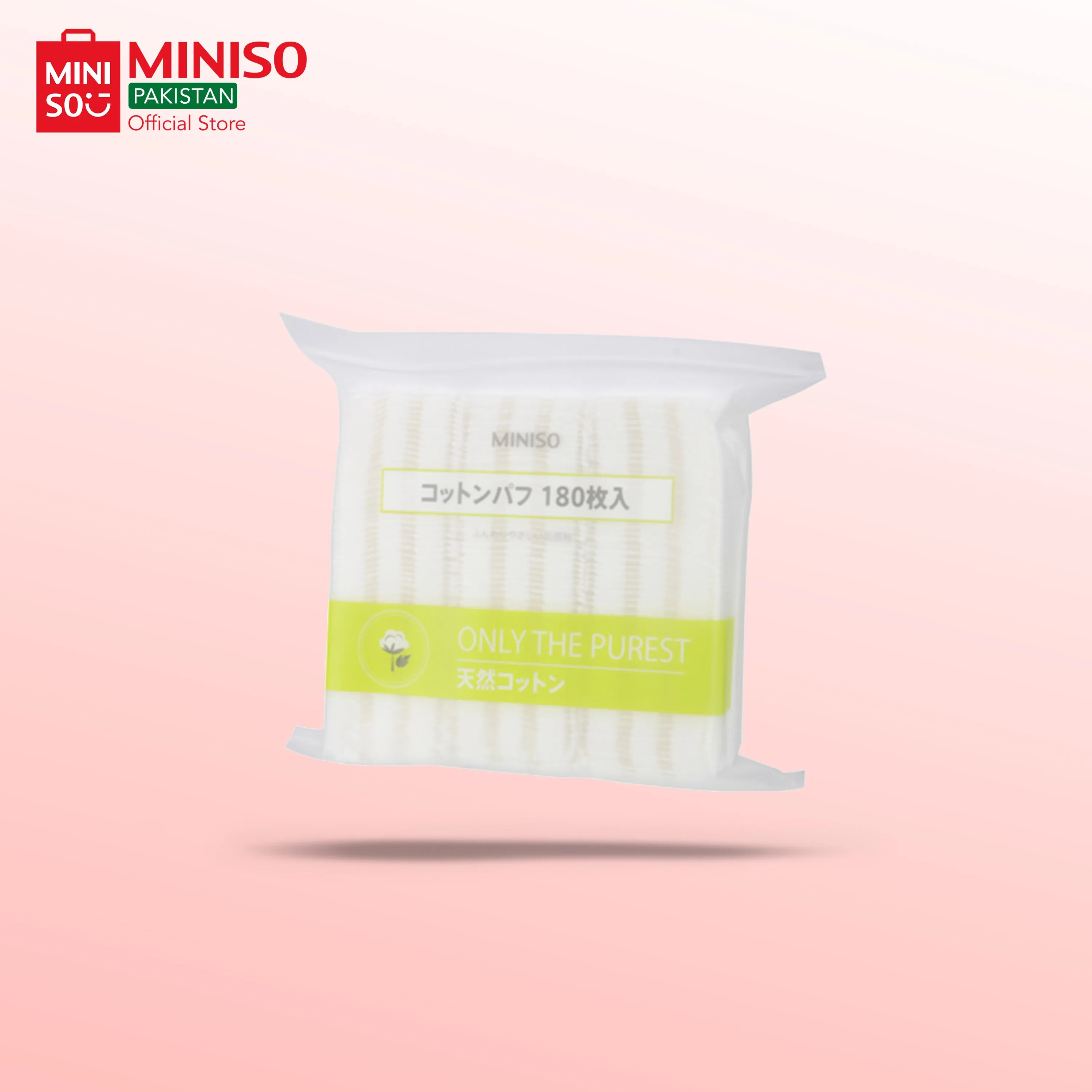 Soft Cotton Pads 180 Sheets (White)