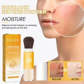 Sunscreen Shaping Powder - Lightweight, Breathable, Long-Lasting Makeup Setting Powder
